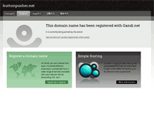 Tablet Screenshot of buttonpusher.net